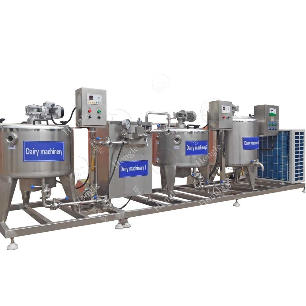 Dairy making machine mini 100 litter milk processing plant long life milk production line machinery