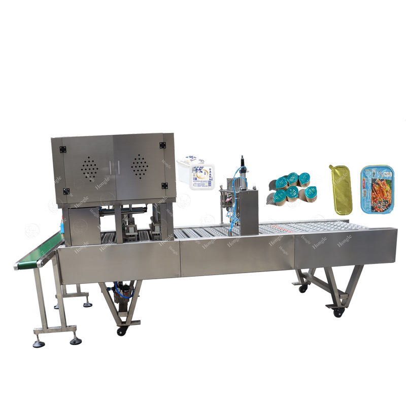 Heat Sealing Machine Food Nitrogen Gas Filling K Cup Sealing Machine