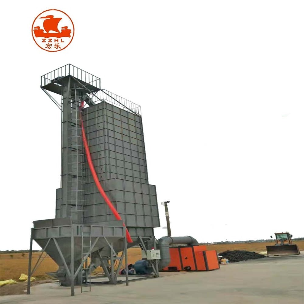 Paddy Rotary Dryer Corn Rice  Portable Silo Small Mobile Grain Dryer Machine