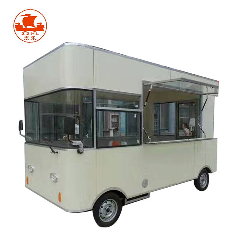 Chinese Mobile Trailer Food Truck Gas Gasoline Electric Solar Food Truck For Sale