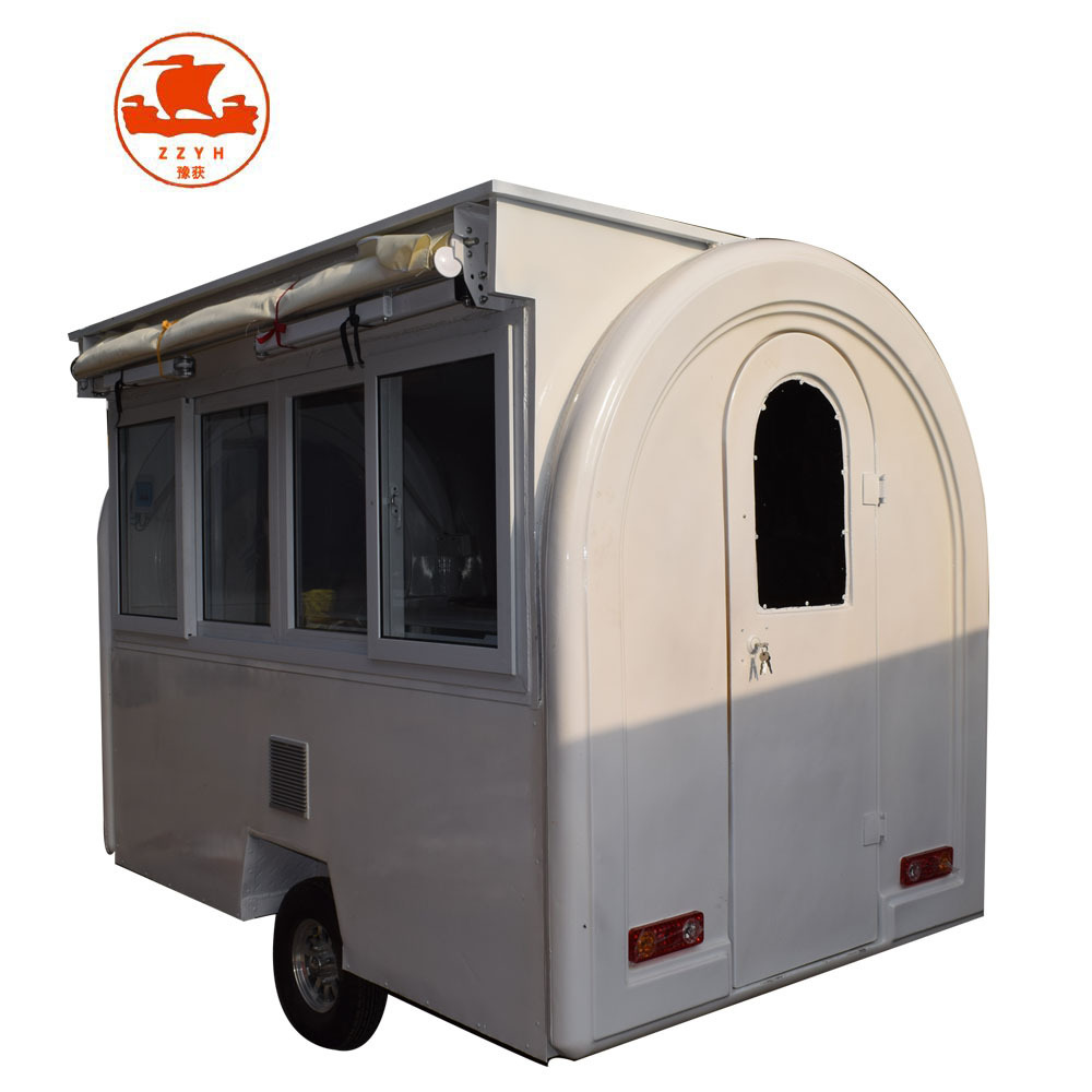 Chinese Mobile Trailer Food Truck Gas Gasoline Electric Solar Food Truck For Sale