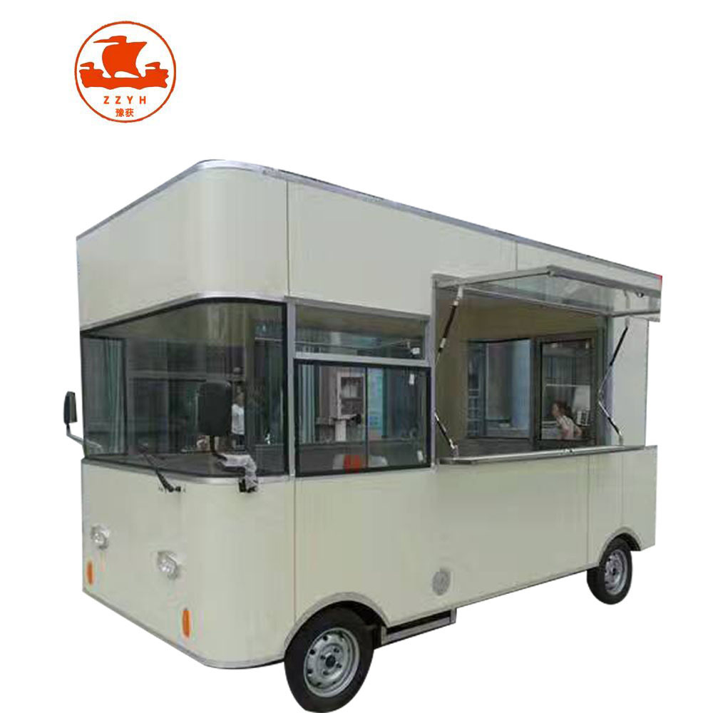 Chinese Mobile Trailer Food Truck Gas Gasoline Electric Solar Food Truck For Sale