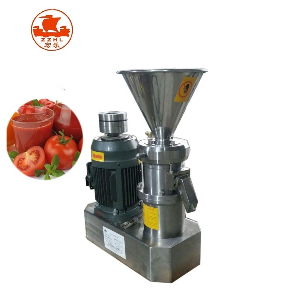 1 Factory Price  Colloid Mill Tomato Ketchup Chili Sauce Sesame Peanut Butter Maker Groundnut Paste Grinding Making Machine