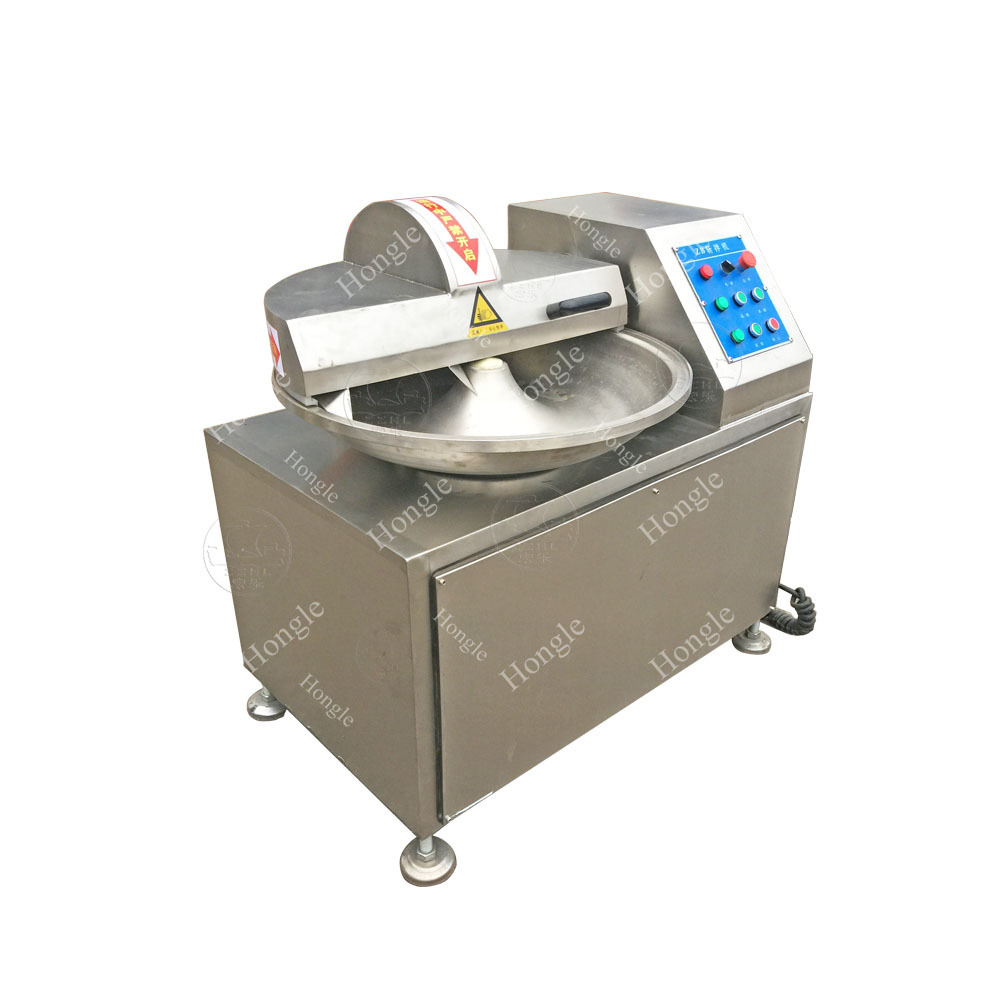 Sausage Bowl Cutter Machinery Commercial Vegetable Chopper Meat Process Vegetable Salad Cutting Machine