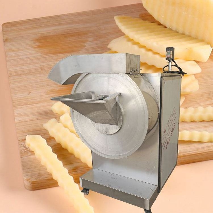 Zigzag Automatic Machine Vegetable Slicer Chopper Potato Cutter Grinder