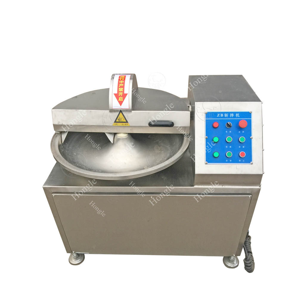 Sausage Bowl Cutter Machinery Meat Process Commercial  Meat Vegetable Cutting Machine Commercial Vegetable Chopper Price