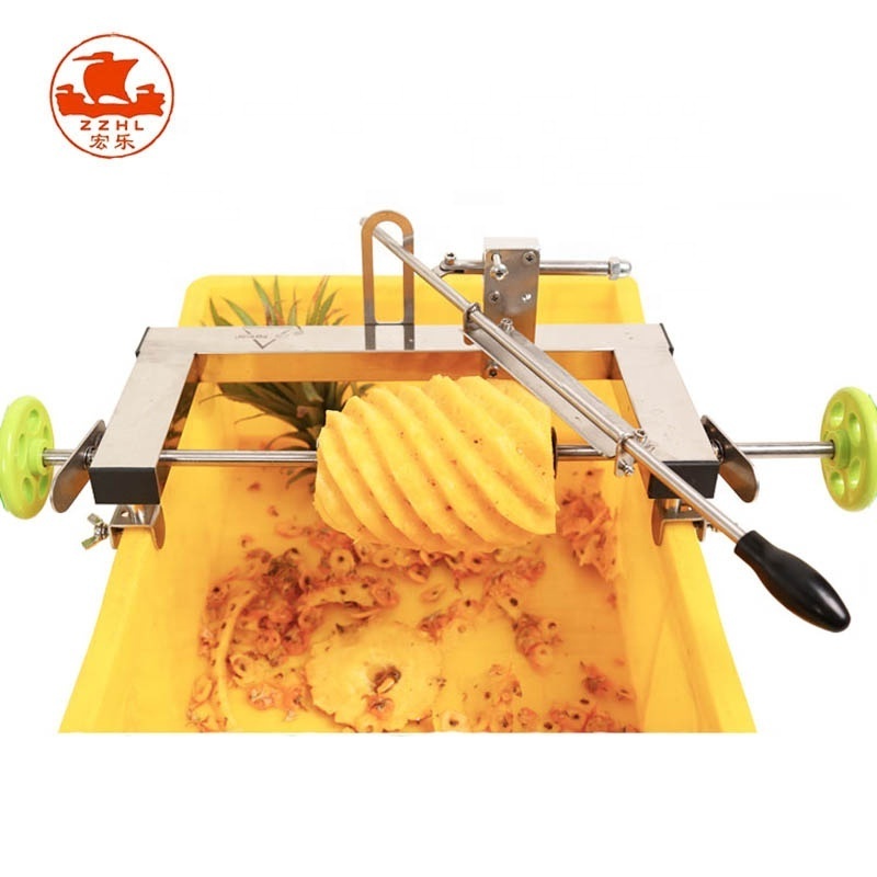 Manual Pineapple  Skin Removal Peeling Machine