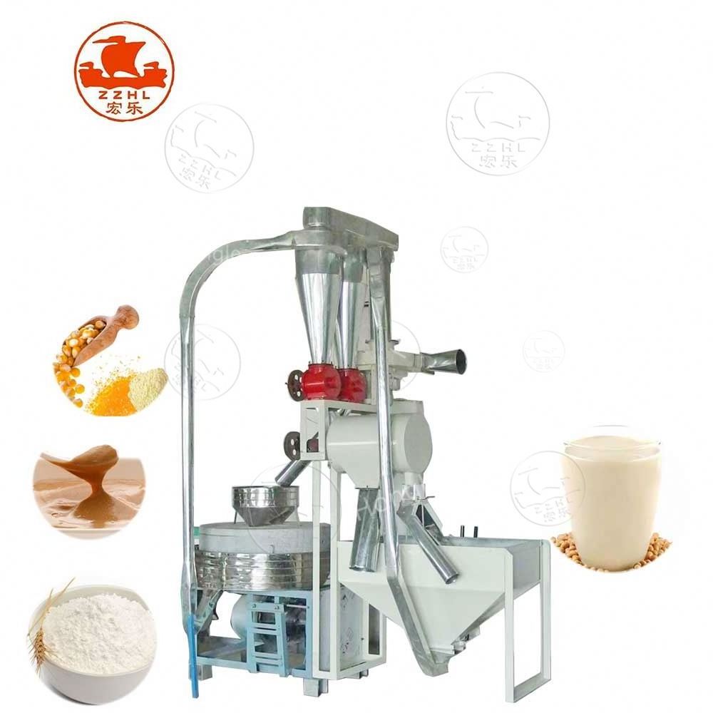 200-300 kg/h Corn flour hammer mill crusher maize milling machine price Small rice electric corn and wheat milling machine