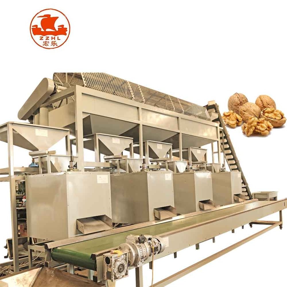 Commercial Walnut Huller Cracker Breaker Black Walnut Hulling Macadamia Nut Sheller Machine