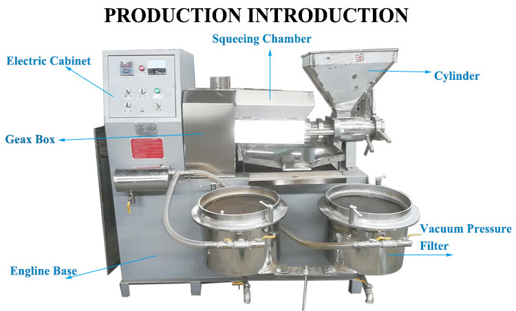 Commercial Cold and Hot Press Soybean Peanut Coconut Sunflower Oil Press Machine Oil Mill Making Pressing Extracting Machine