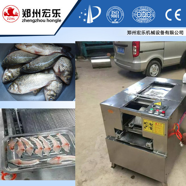 Commercial Small And Large Fish Fillet Cutting Machine / Fish Processing Equipment