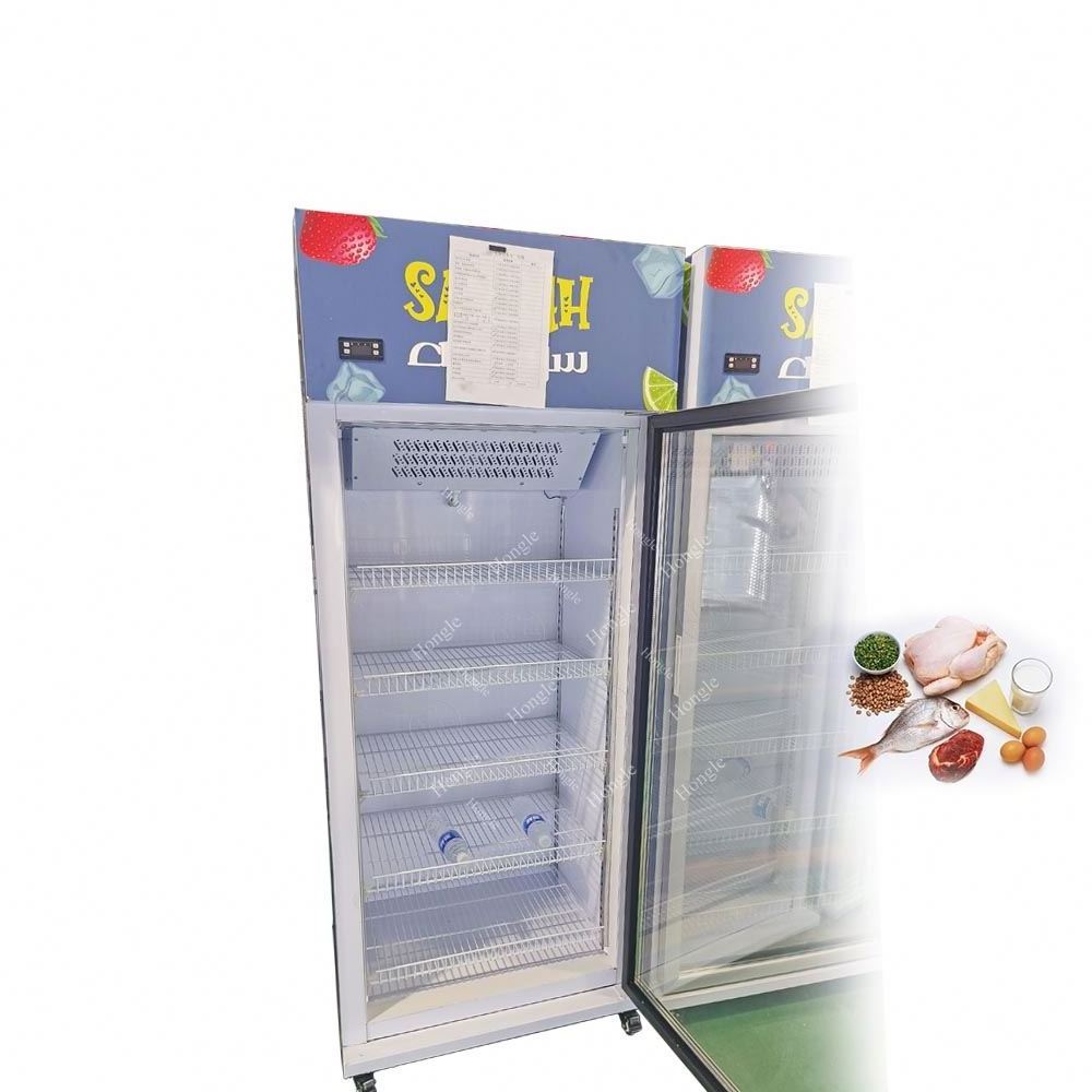 Side-By-Side Compact Refrigerators Hanging Meat Display Cabinet Freezer Vertical Free