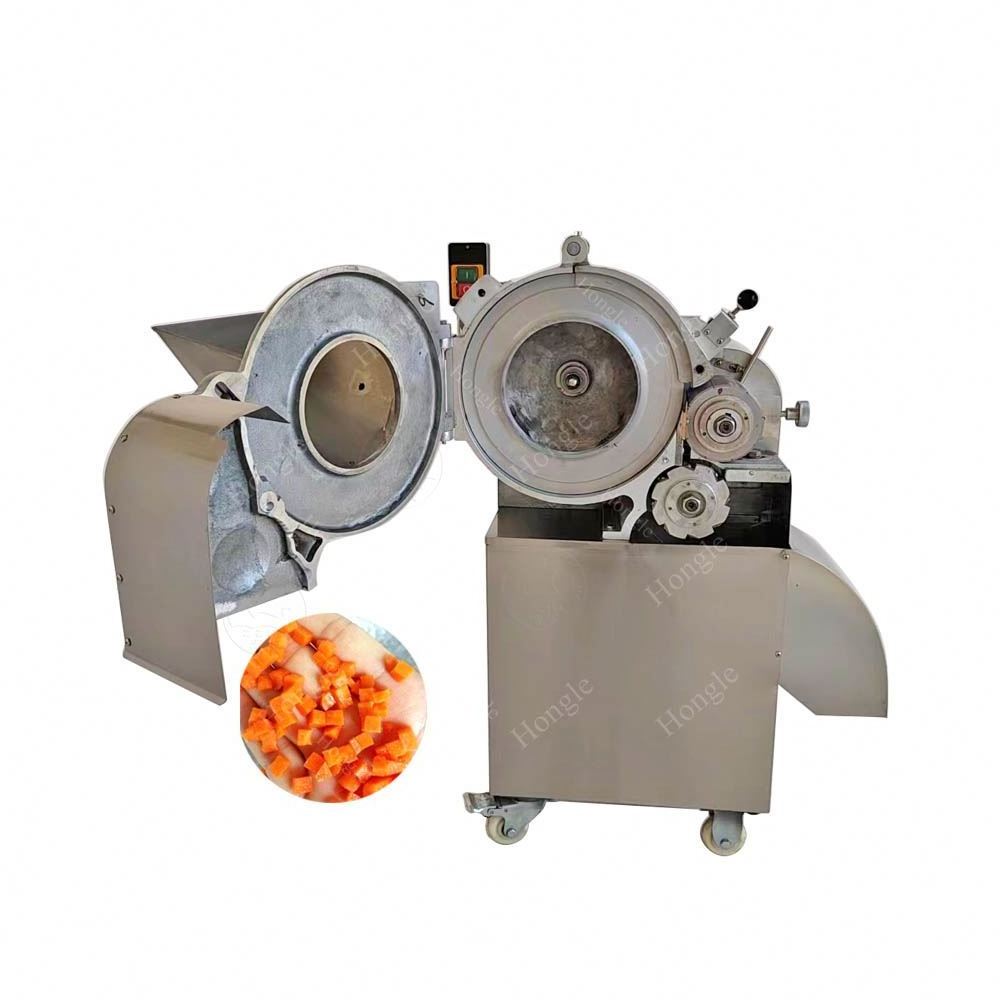 Commercial Vegetable Dicer 1000Kg Electric  Diced Tomatoes Dicing Cutting Machine