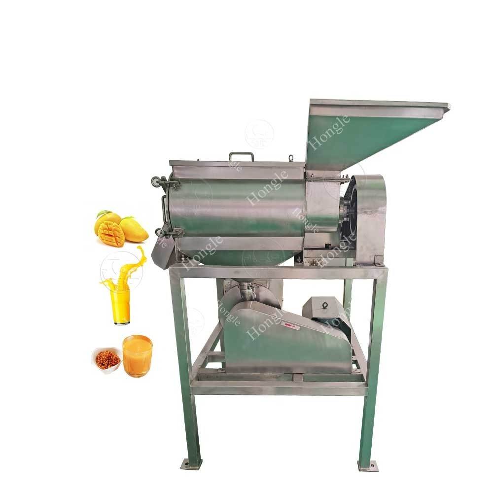 Lemongrass Persimmon Pulp Fruit Mango Juice Pulper Processing Machine Mango Peeling De-stoning Machine