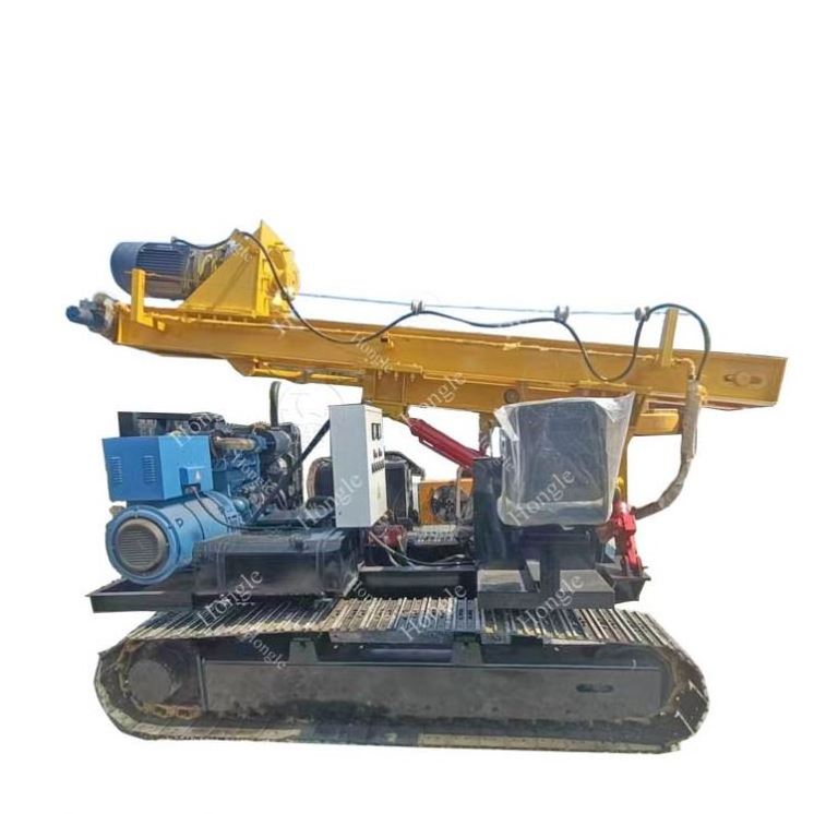 Hot Selling Helical Mini Solar Pile Driver Machine Ground Screw Hydraulic Portable Solar Pile Driving Machine