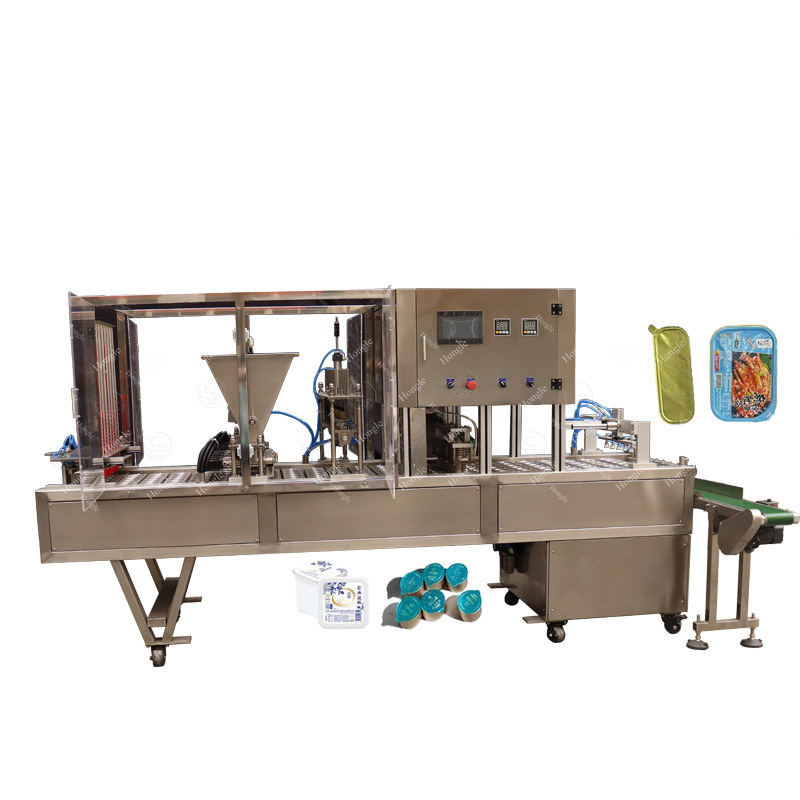 Heat Sealing Machine Food Nitrogen Gas Filling K Cup Sealing Machine