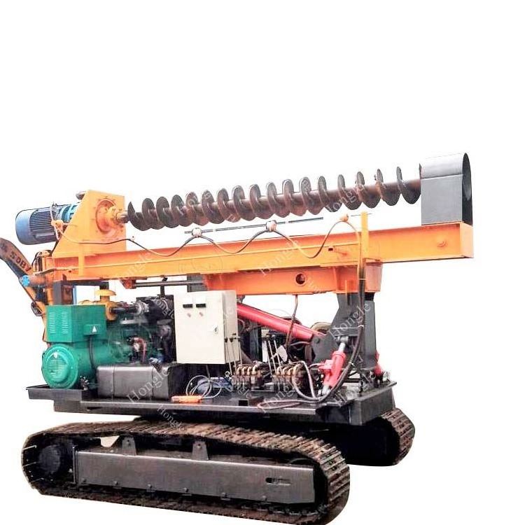 Hot Selling Helical Mini Solar Pile Driver Machine Ground Screw Hydraulic Portable Solar Pile Driving Machine