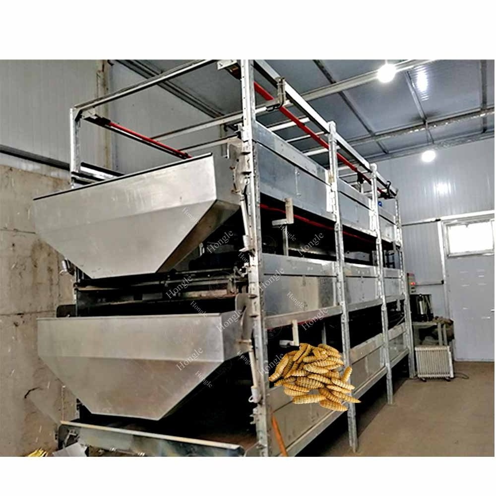 Hot Sale Automatic Black Soldier Fly Breeding Processing Machine