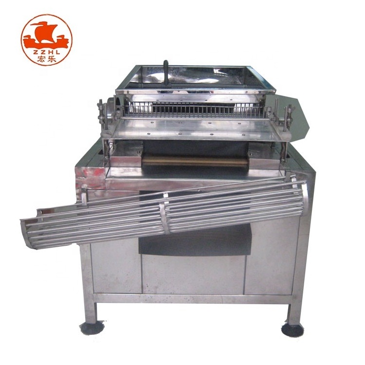 Boiled Quail Egg Peeling Machine / Quail Egg Peeler For Sale