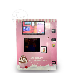 Customized automatic self service vending machine ice cream pizza candy flower smart vending machine