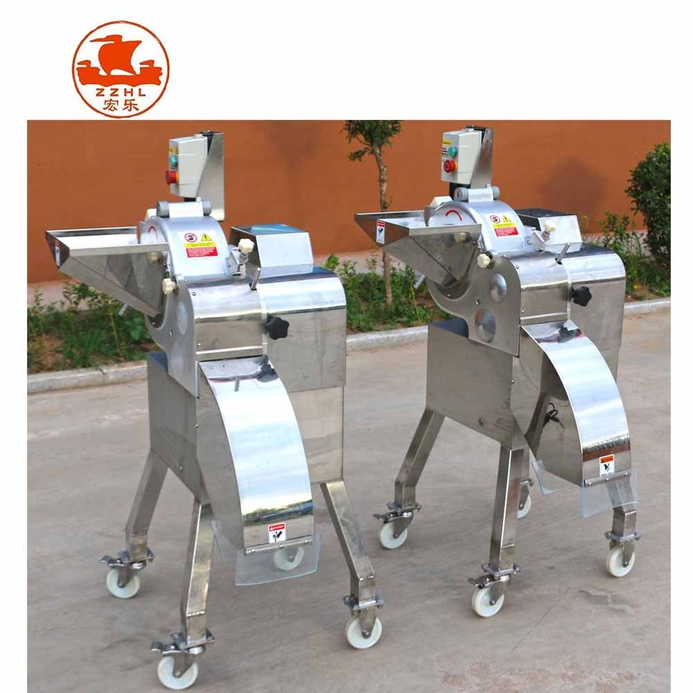 Automatic Potato Chips Cutting Dicing Machine Onion Garlic Ginger Potato Carrot Cube Dicer