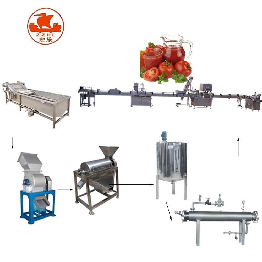 Small Tomato Paste Making Machine Production Line /Tomato Sauce Making Machine Processing Machine Price