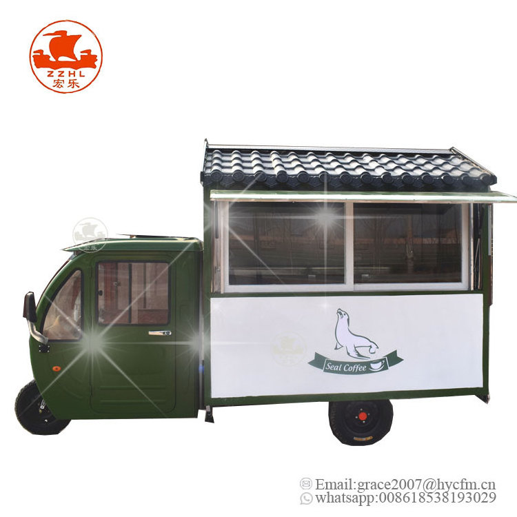 electric alibaba vintage remorque food truck street food