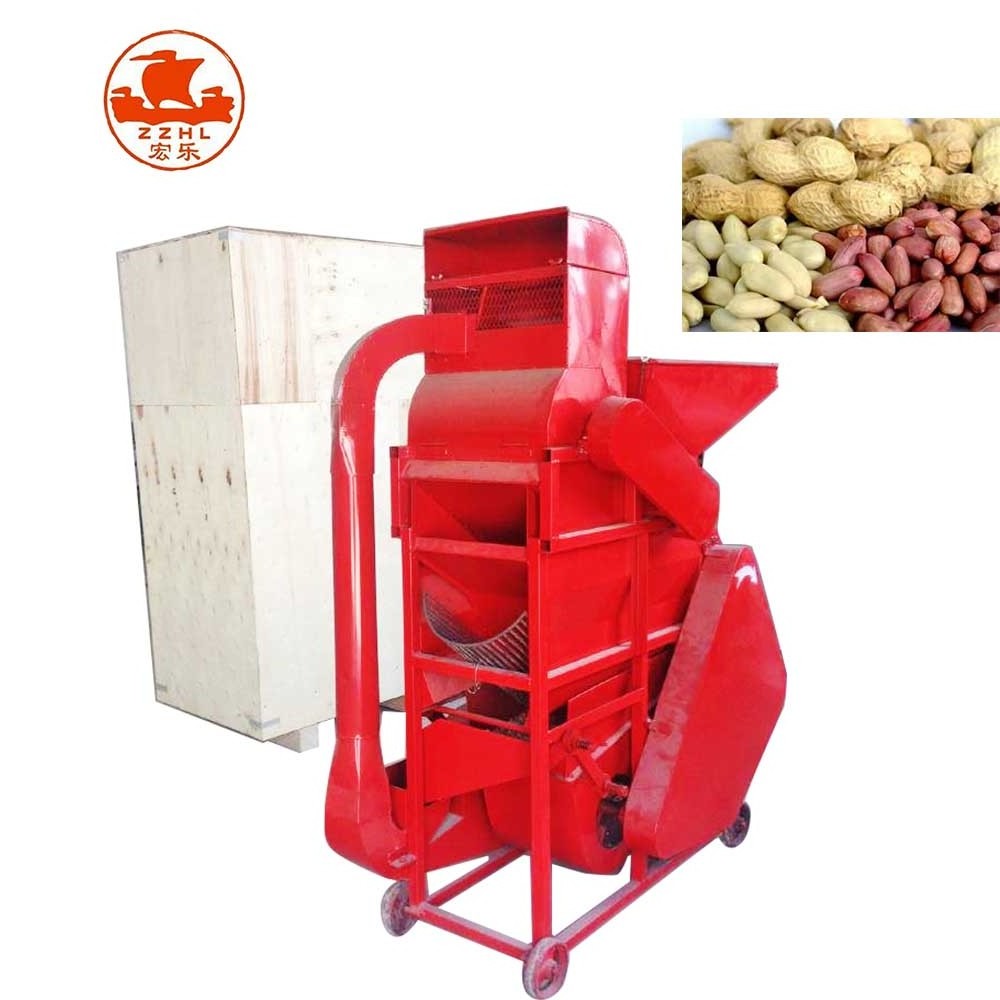 Low Damage Rate Combined Groundnut Peeling Hulling Machine Groundnut Thresher Sheller Machine