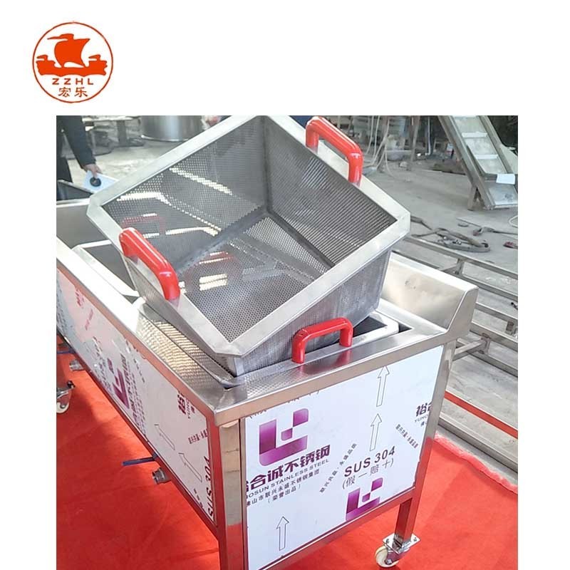 kettle potato chips frying deep fryer small potato chips blanching frying machine