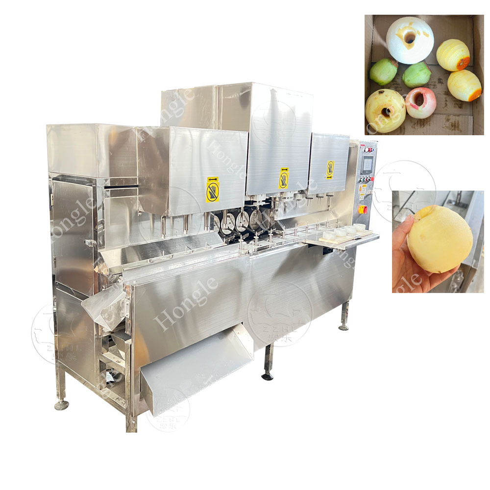 Electric Fruit Peeler Industrial Multi-function Fruit Apple Peeling Machine Coring Slicing Lemon Orange Avocado Peeling Machine