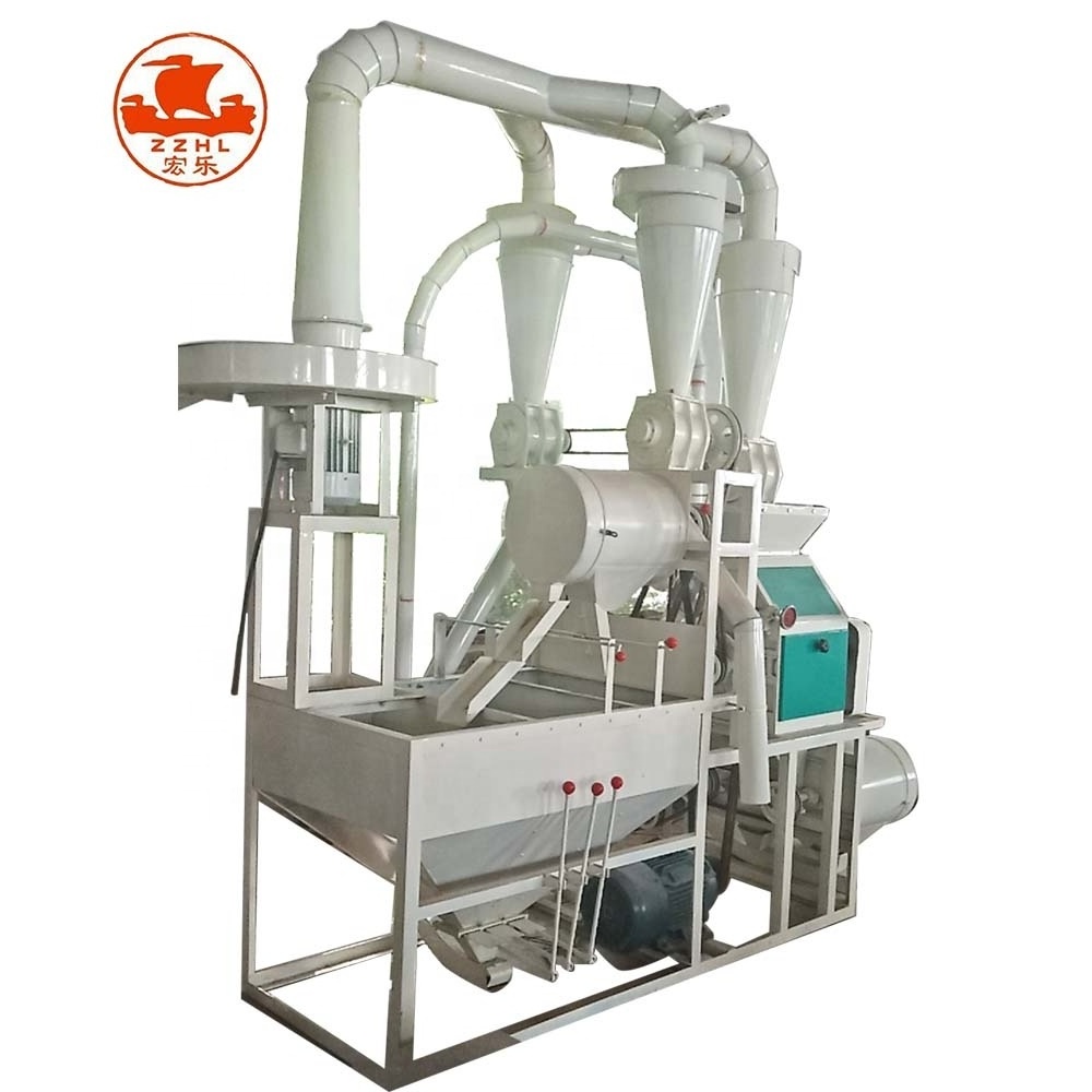 Industrial maize corn flour mill plant corn grits making machine semolina processing machine