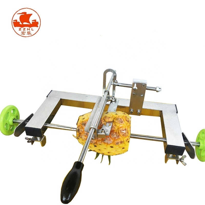 Manual Pineapple  Skin Removal Peeling Machine