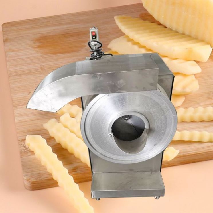 Zigzag Automatic Machine Vegetable Slicer Chopper Potato Cutter Grinder