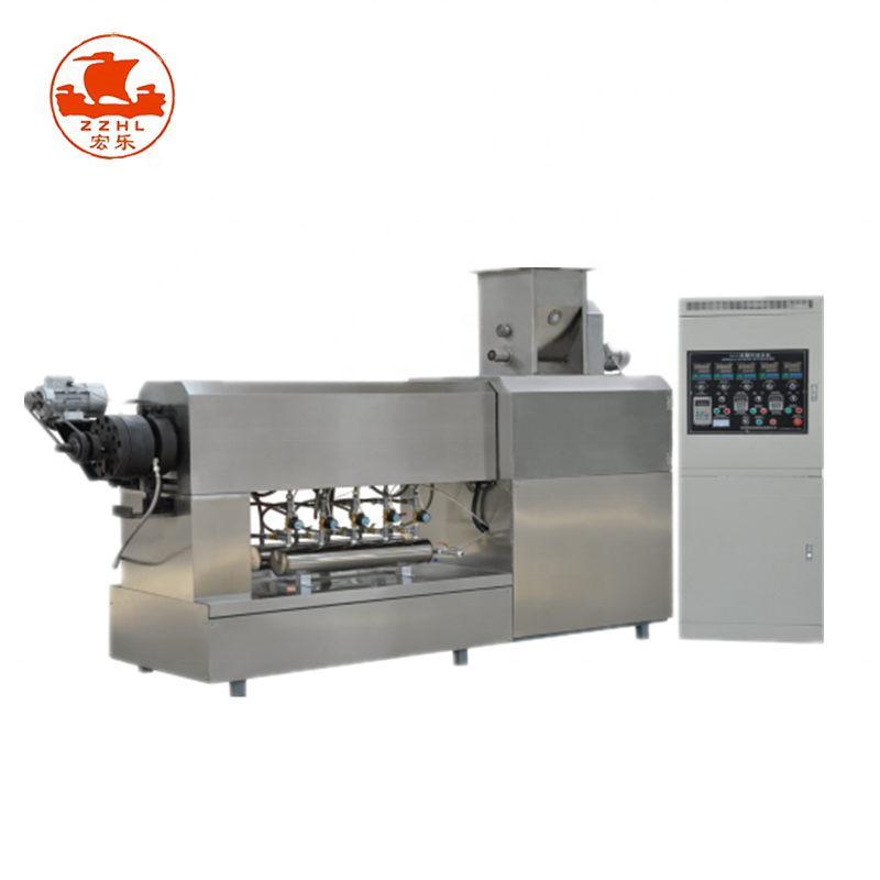 Snack Bar Popping Twin Screw Extruder Prices Corn Chips Snacks Food Making Machine Snack Food Extrusion Machine Price