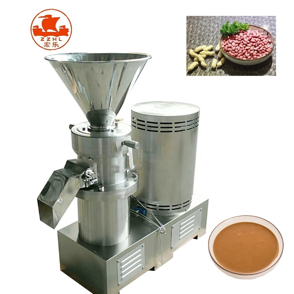 1 Factory Price  Colloid Mill Tomato Ketchup Chili Sauce Sesame Peanut Butter Maker Groundnut Paste Grinding Making Machine