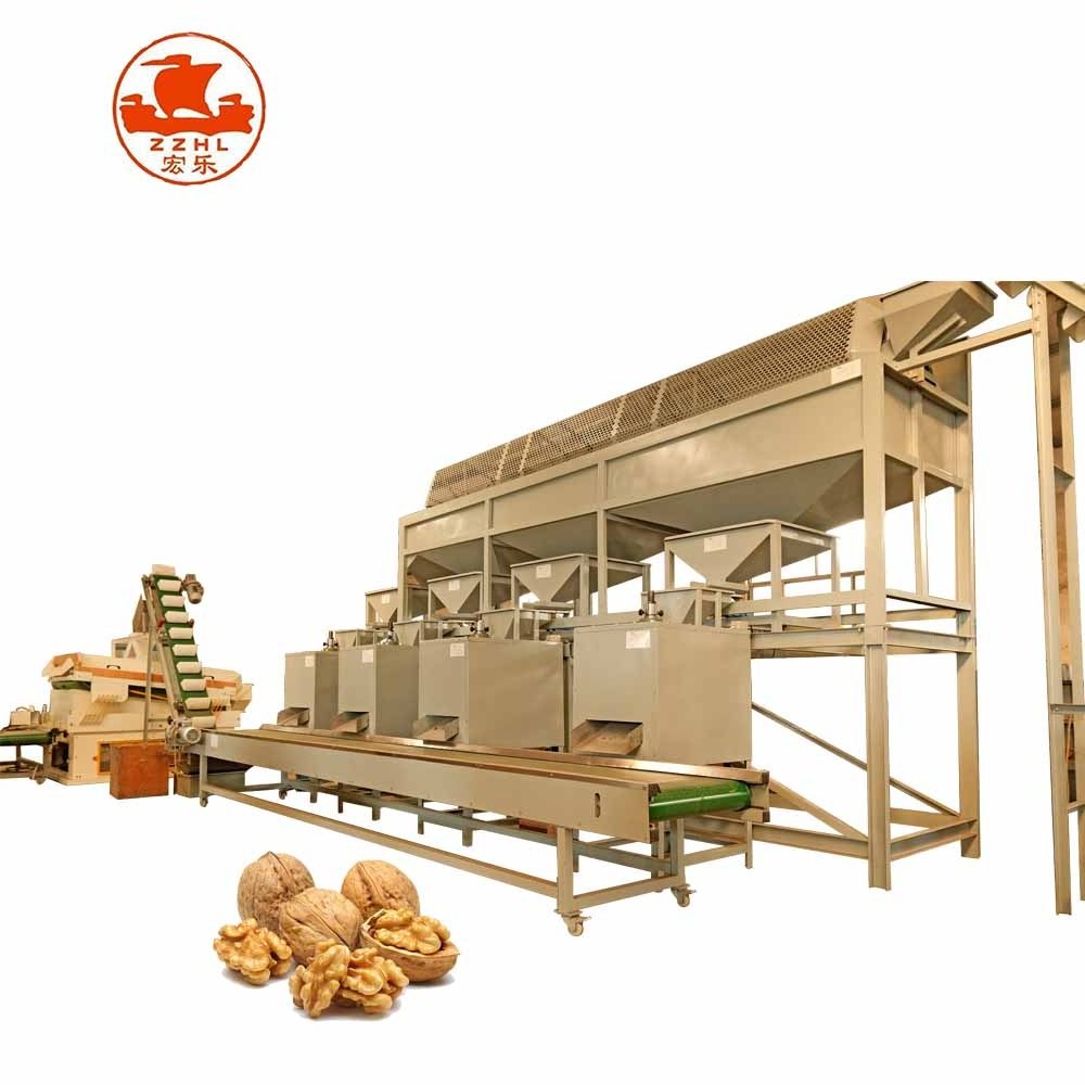 Commercial Walnut Huller Cracker Breaker Black Walnut Hulling Macadamia Nut Sheller Machine