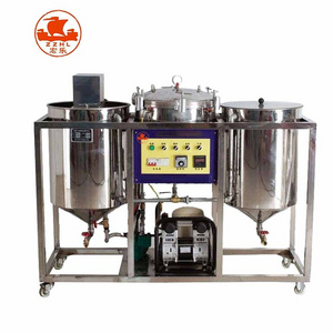 Mini Oil Refinery Vegetable Oil Refinery Equipment Small Scale Palm Oil Refining  hinery For Sale