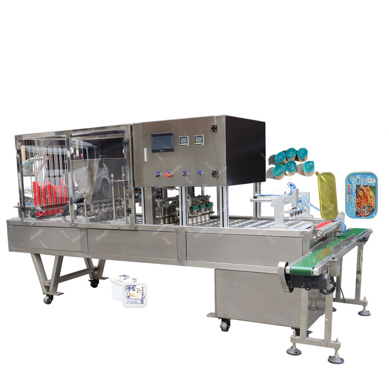 Heat Sealing Machine Food Nitrogen Gas Filling K Cup Sealing Machine