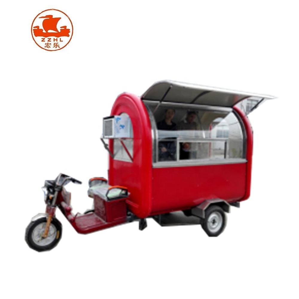 Factory Price Mobile Trolley Car Customized with full kitchen electric Food Truck