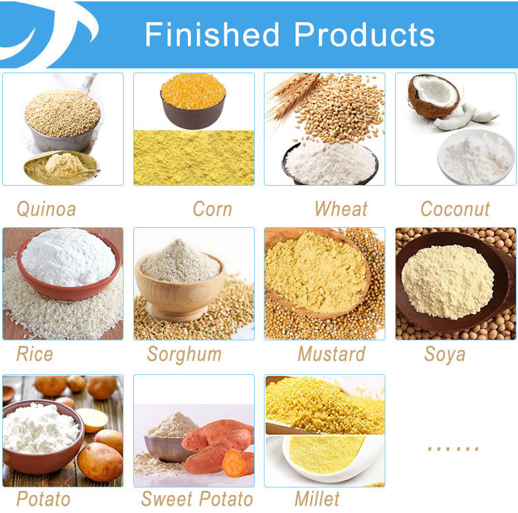 Industrial maize corn flour mill plant corn grits making machine semolina processing machine