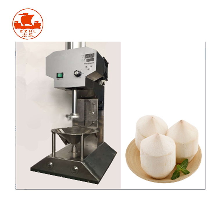 Fresh Coconut Cutting Trimming Peeling Dehusking Machine Price