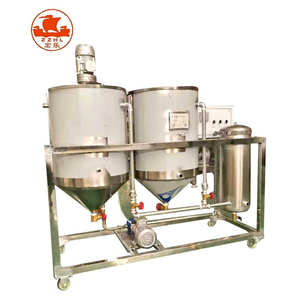 Edible Oil Refining Machine Commercial Vegetable Oil Machine Refinery High Quality Soybean Oil Refining Machine