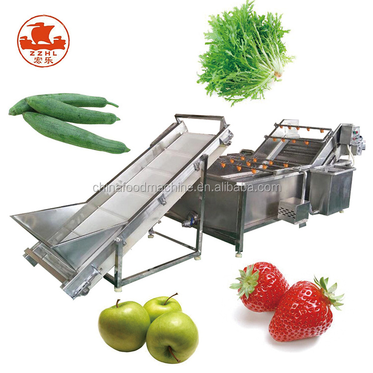 Stainless Steel Apple Pear Mango Vegetable Fruit Cleaning Washing Processing Machine Shrimp Cleaning Machine