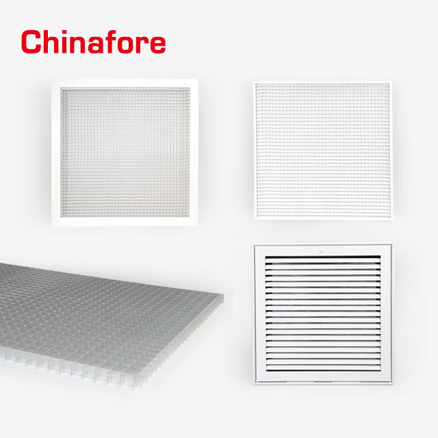 Hvac ceiling tile extract air ventilation vents egg crate grille EG-A