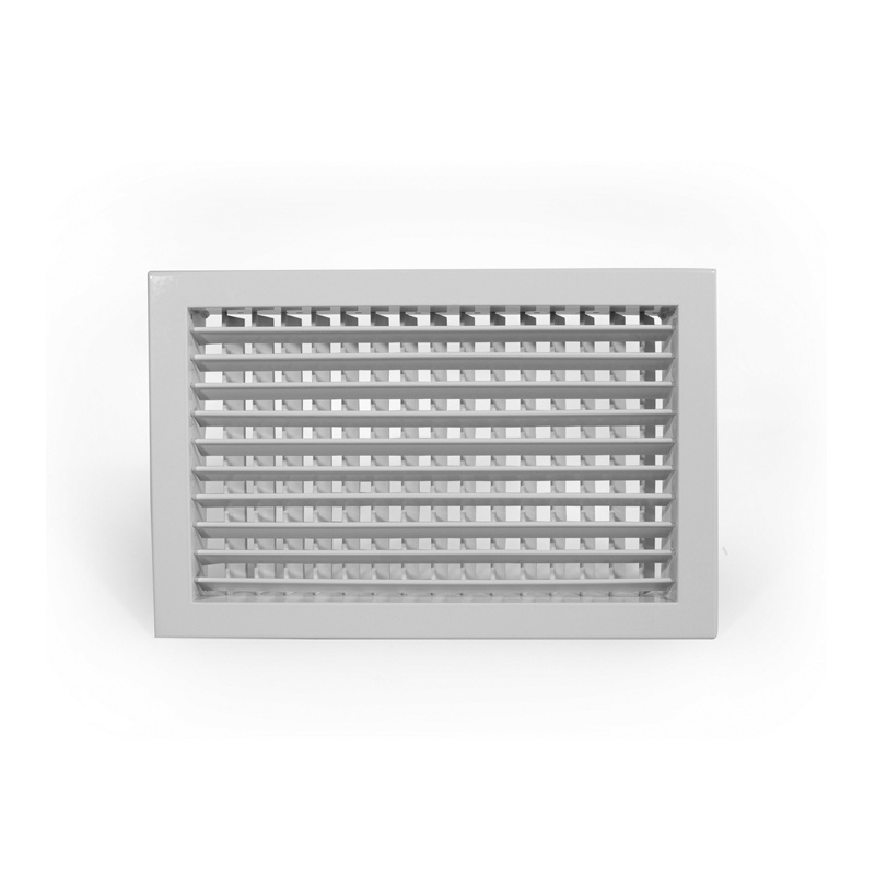 Aluminum Double Deflection Air grille with damper adjustable air vent diffuser