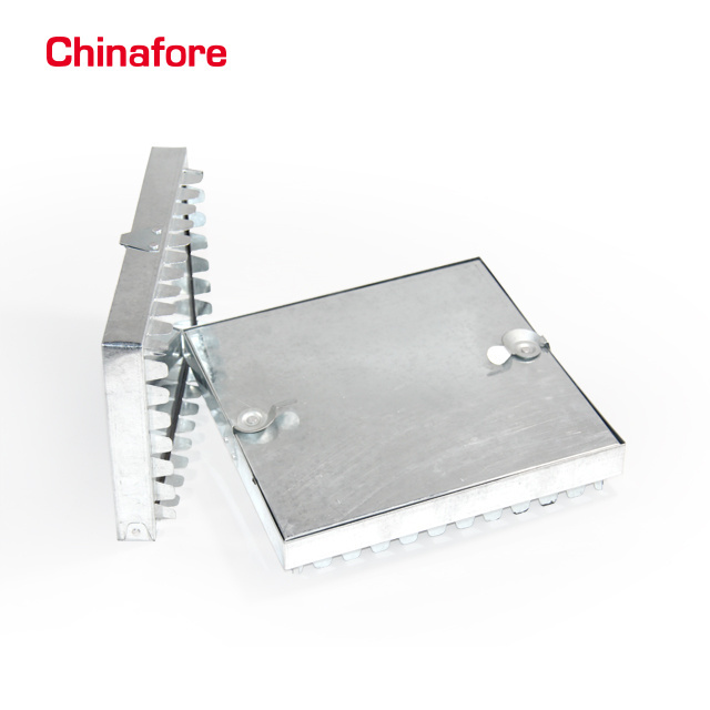 Galvanized Steel Square Insulation access door duct with Cam Lock Air Duct Access Panel