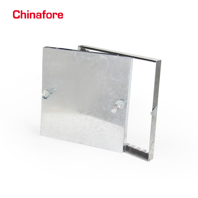 Galvanized Steel Square Insulation access door duct with Cam Lock Air Duct Access Panel