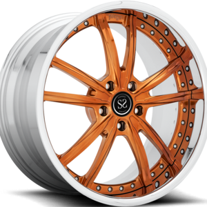 Orange Machine Face 2-pc 5x112 5x120 For GT50 BMW 525i Wheels 18 19 20 Inch Forged Alloy Fashion Rims