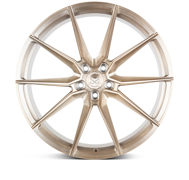 Forged 1 Piece Vossen EVO2 Rims 17 18 19 20 21 22 24inch for RS5 RS6 Luxury Car Rose Gold Wheels