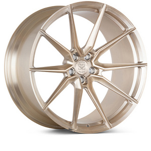 Forged 1 Piece Vossen EVO2 Rims 17 18 19 20 21 22 24inch for RS5 RS6 Luxury Car Rose Gold Wheels